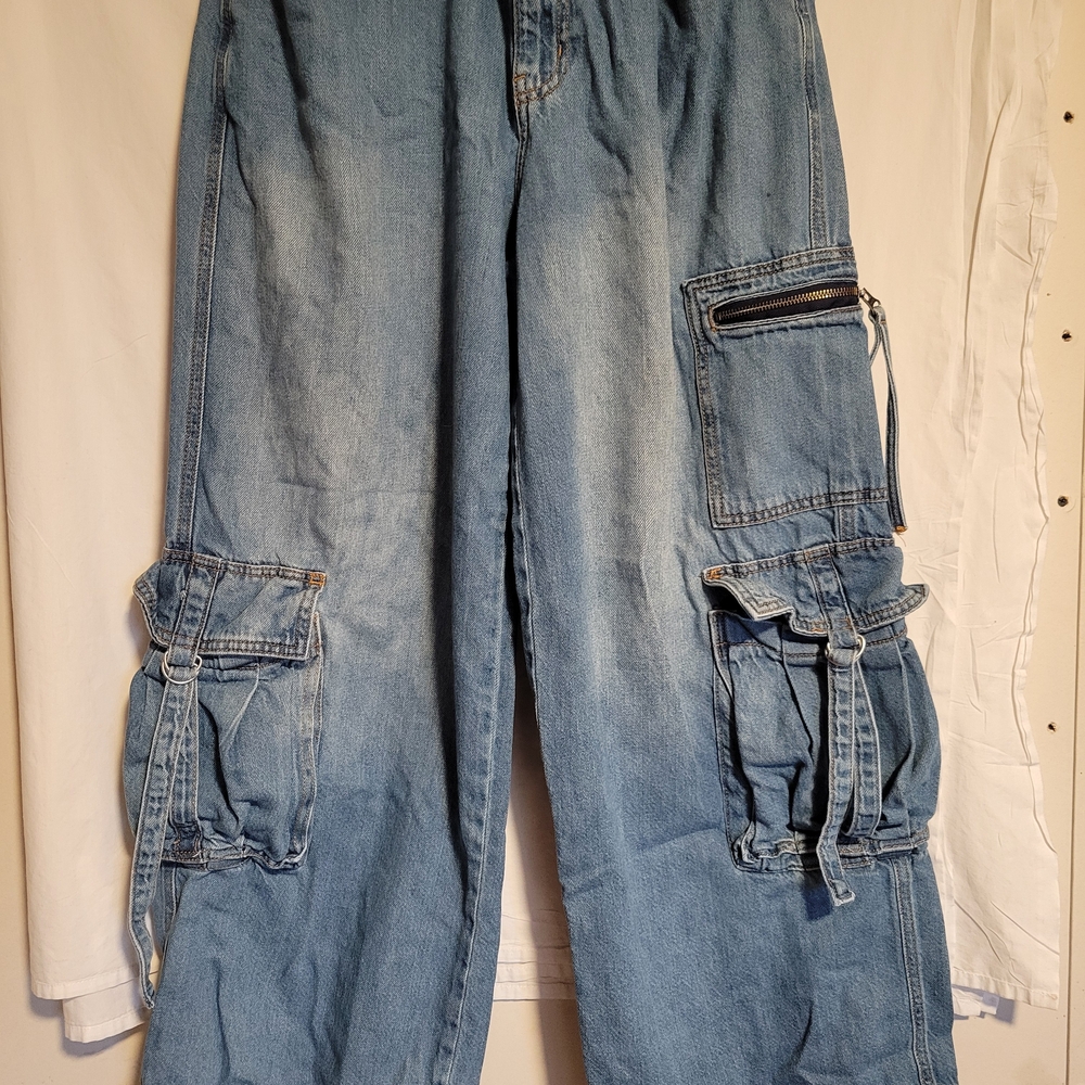 Wild Fable Light Blue Cargo Pants